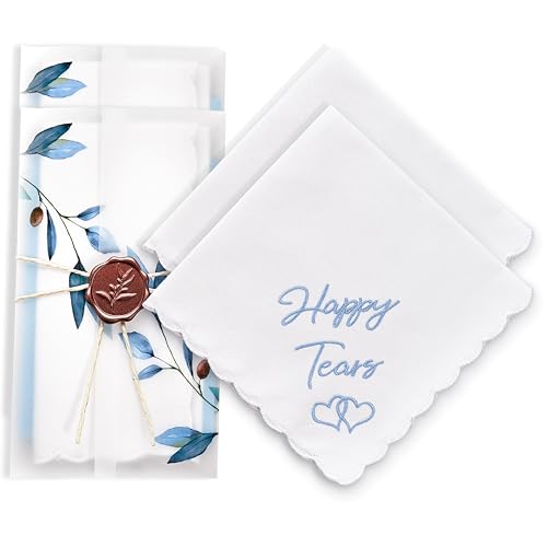 Mother Of The Bride Gifts Something Blue For Bride On Wedding Day Handkerchief