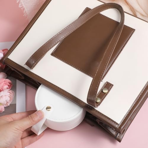Yuanan 12PCS Mini Jewelry Box Bulk, Mini Leather Bridesmaid Jewelrys Gift Box, 4 Grid Travel Jewelry Boxes for Women, 3.9 ...