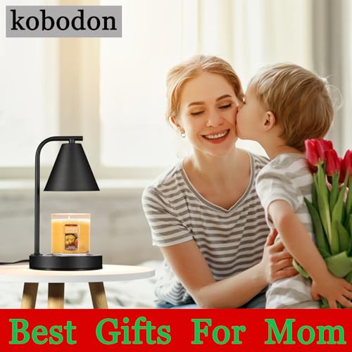 Candle Warmer Lamp, Electric Candle Lamp Warmer Gifts for Mom Women House Warming Gifts New Home Bedroom Decor Dimmable Wa...