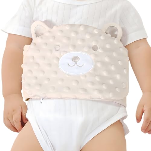 ISANPAN Baby Colic and Gas Relief - Cassia Seed Heated Tummy Wrap,Infant Warming Pad Belly Band Gripe Belt Relieves and So...