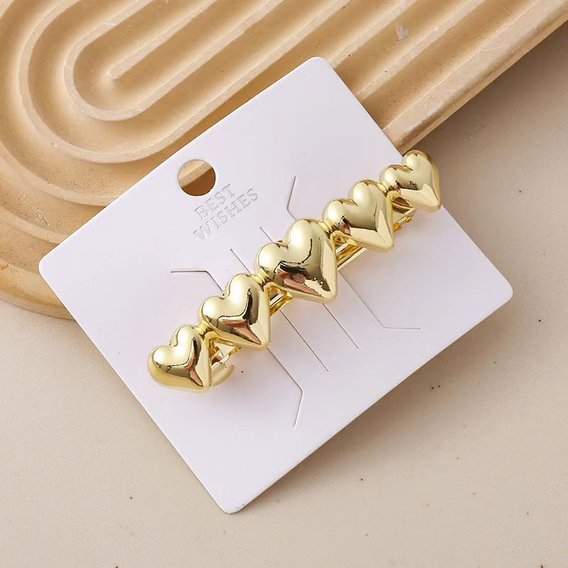 One-word Hair Clip For Women's Updo Spring Clip