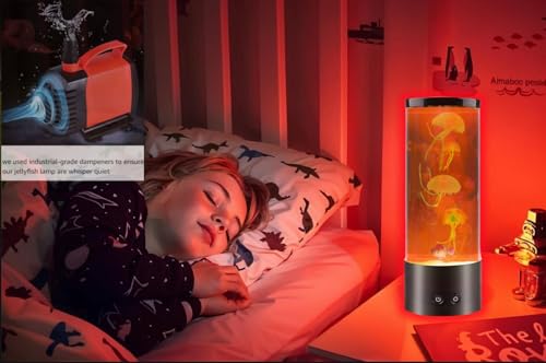 LEHAHA Jellyfish Lamp with 16 Color Changing Relax Mood Light with Remote Control USB/Battery Jellyfish Aquarium for Home ...