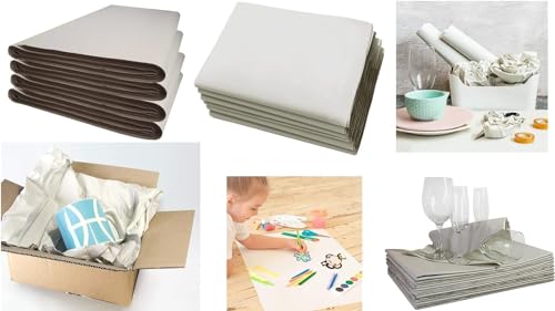 100 Sheets Packing Paper for Moving, Newsprint Paper for Packing Wrapping, Wrapping Paper for Packaging Glasses Dishes - M...