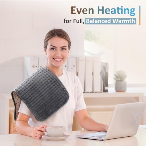 Comfytemp Heating Pad for Back & Period, FSA Eligible Electric Large Heat Pad, 2H Auto Off, Birthday Gifts for Women Men M...