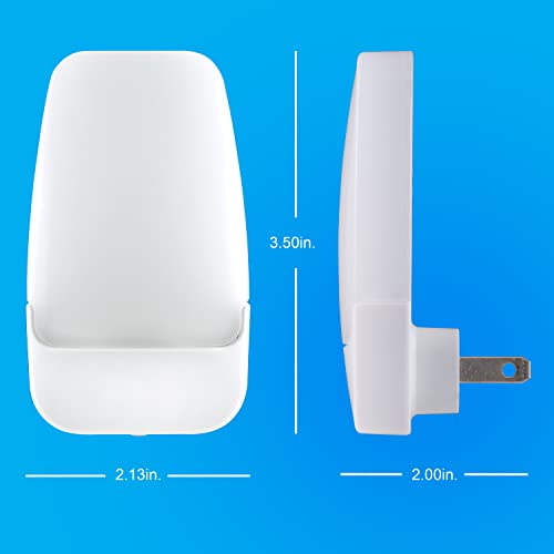 GE LED Night Light, Plug-in, Dusk to Dawn Sensor, Warm White, Ambient Lighting, Ideal Kids Adults Nightlight for Bedroom, ...