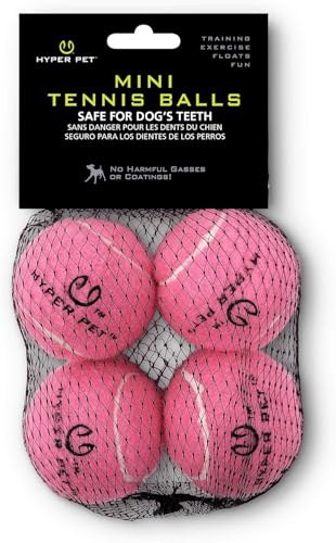 Hyper Pet MINI Tennis Balls for Dogs (Safe Dog Ball Tennis Balls for Exercise & Training) Interactive Toys work with Hyper...