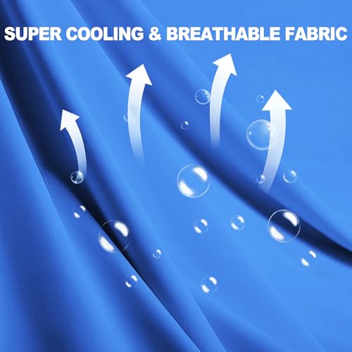 Dog Cooling Mat, Cold Memory Sponge Cooling Mat for Dog,Foldable Crate Pet Bed & Non-Slip, (Q-Max > 0.45) Long-Lasting Coo...