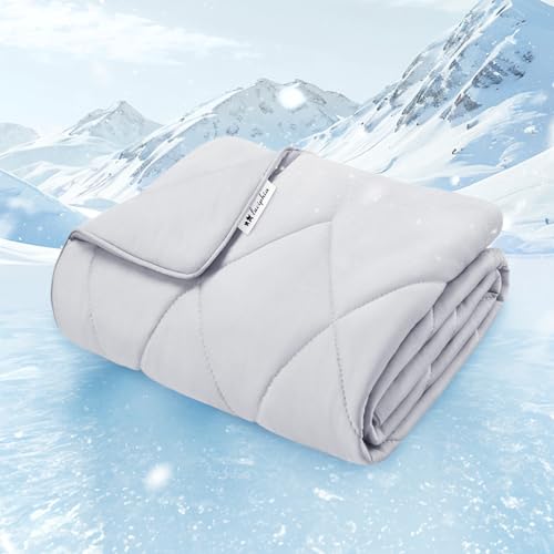 Luciphia Premium Cooling Dog Blanket for Small Medium Dogs Q-max>0.4 Washable Self-Cooling Cat Pet Mat Puppy Breathble Cal...