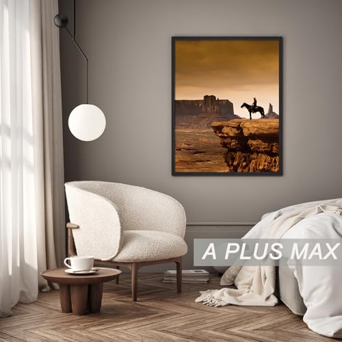 A PLUS MAX 5x7 Picture Frame Set of 2, Black Engineered Wood Frame for 5 x 7 Inch Picture Poster Photo, Light Weight 5 by ...