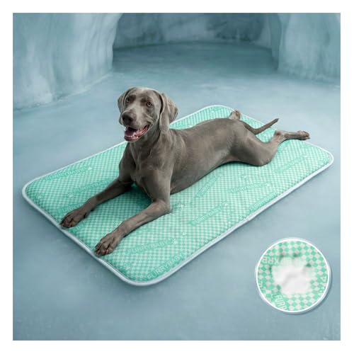furrybaby XL Extra-Thick Dog Cooling Mat 44x32, Latest PCM Tech Endothermic Color-Changing Mat for Dogs & Cats, Long-Lasti...