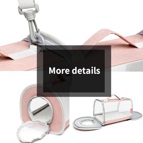 Ioview Guinea Pig Carrier Travel Small Animal Carrier Bag Lizard Bird Rabbit Carrier Cage Squirrel Breathable Bag Portable...