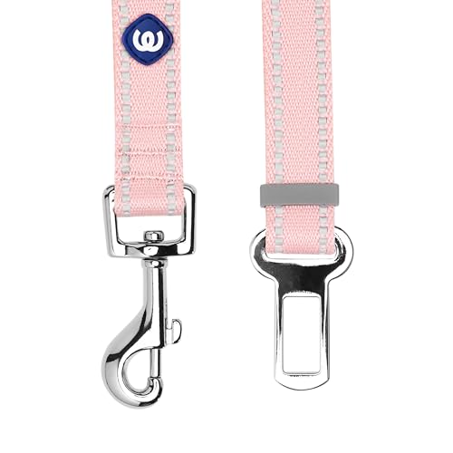 Blueberry Pet Pastel Colored Reflective Dog Harness with Seatbelt Clip – Adjustable No-Pull Pet Vest for Walking and Car S...