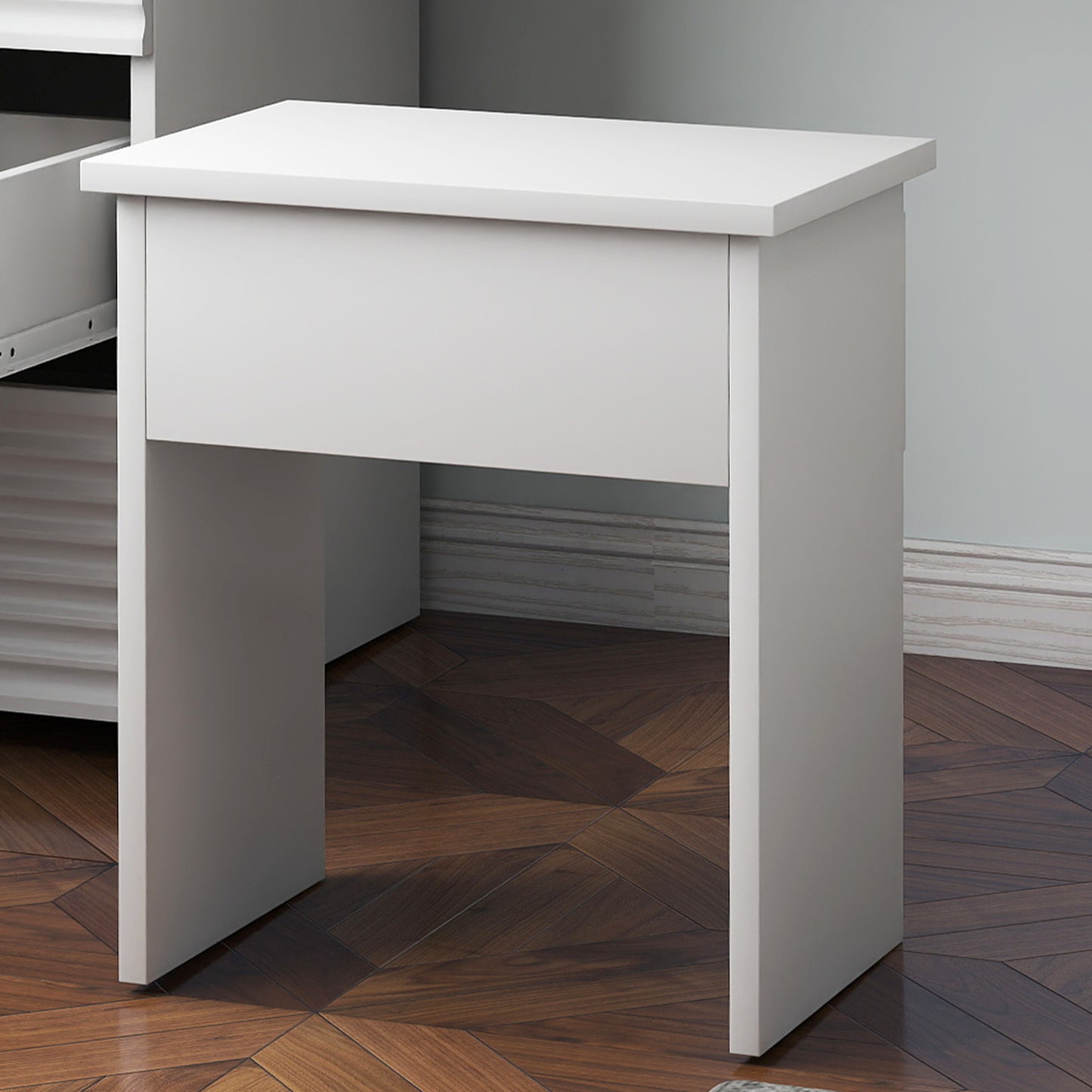 Makeup Vanity Desk With Mirror Lights Glass Tabletop 3 Lighting Modes Adjustable Vanity Table Modern Makeup Desk With Chair Power Outlet And 6 Drawers For Bedroom