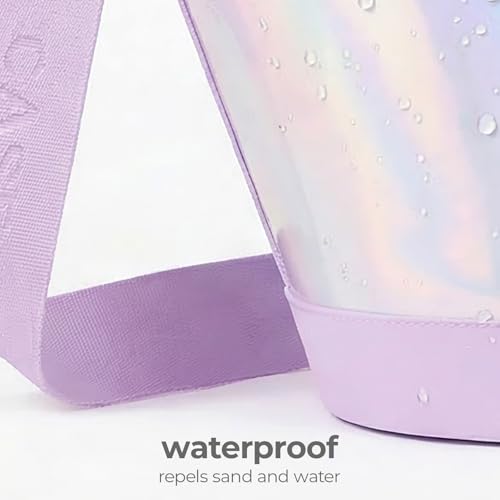 Case-Mate Soap Bubble Jelly Cooler Tote - Soft Cooler Bag w/Zippered Insulation - Keeps Drinks Cold for 24 hrs - Ideal for...