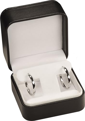 LAODA T Style Earring Gift Box for Hoops, Dangling and Leverback Earrings Luxury PU Leather Material Multiple Use Necklace...