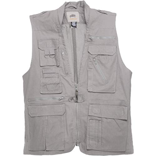 Humvee Utility Vest with 21 Pockets -Travel, Safari, Hunting, Camping, 100% Cotton, Tactical Jacket for Men & Women
