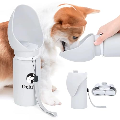 Ocluvet Portable Pet Water Bottle (Silicone 19 oz)