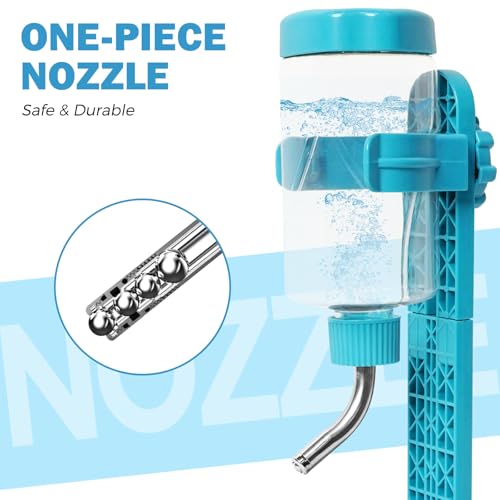 VANNON Pet Standing Water Dispenser Top Fill Dog Water Bottle Dispenser with Stand Leakproof Pet Slow Water Bottle for Sma...