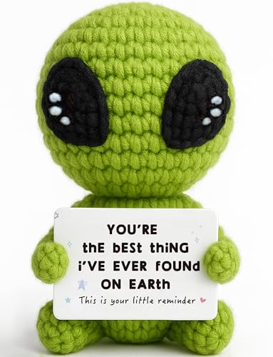 TKGIFTHOT Unique Valentines Gifts for Him Her Boyfriend Girlfriend Crochet Alien Valentines Day Anniversary Birthday Funny...