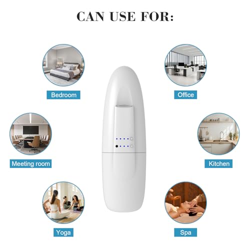 ScentiPlus Plug in Waterless Aroma Diffuser for Essential Oils 500 Sq. Ft, Portable Fragrance Diffuser with Cold-Air Diffu...