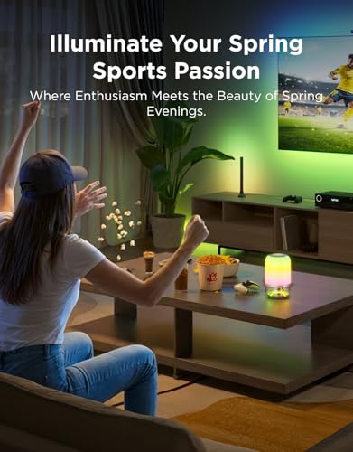 Govee Table Lamp 2 Pro x Sound by JBL, Smart Cordless Table Lamp with Speaker, Music-Light Sync, 16 Music Modes & 100+ Sce...
