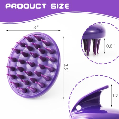 Cat Brush with Soft Rubber Pins, Washable Silicone Pet Brushes for Indoor Cats Kitty - Grooming Shedding Massage & Bath, R...