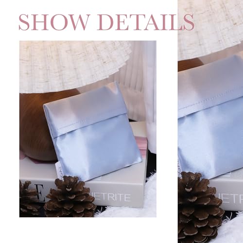 DGAZ silk Sanitary Napkin Storage Bag, Period Bag for Teen Aged Girls, Portable Period Bag for Panty Liners/Menstrual Cup/...