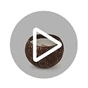 Restaurantware Coconut Shell Candle - 1 Soy Wax Candle 3.94 x 3.94 x 2.76 Inches - Handmade Decorative Candle Bowl with Wo...