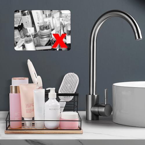 Siyzda Hair Tool Organizer, Movable Hair Dryer Holder, Hair Styling Tools Storage for Vanity, Bath Counter Organizer, Bath...