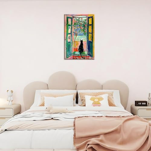 Henri Matisse Wall Art Prints Matisse Open Window Posters Colorful Aesthetic Pictures Modern Artwork Still Life Artwork Mu...