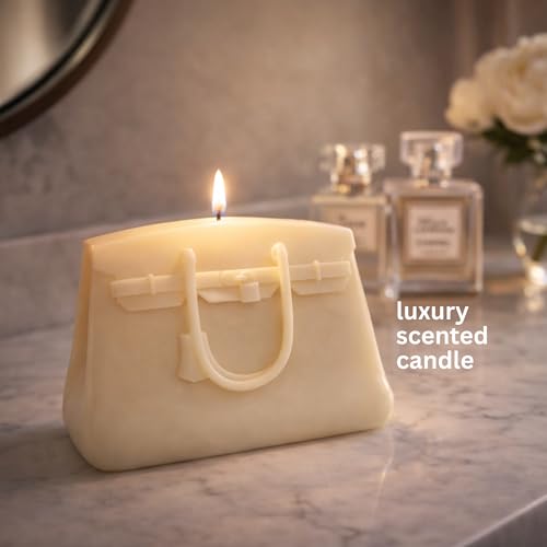 Handbag Candle with GiftBox - Air Wax - Designer-Inspired Luxury Gifts for Women - Elegant Home Decor Gift for Women - Mot...