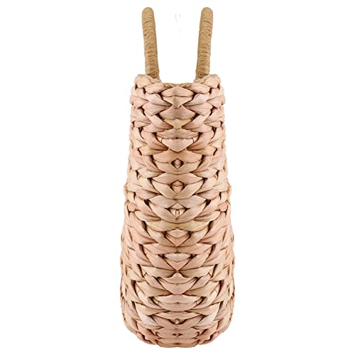 Summer Rattan Bag for Women Straw Hand-woven Top-handle Handbag Beach Sea Straw Rattan Tote Clutch Bags