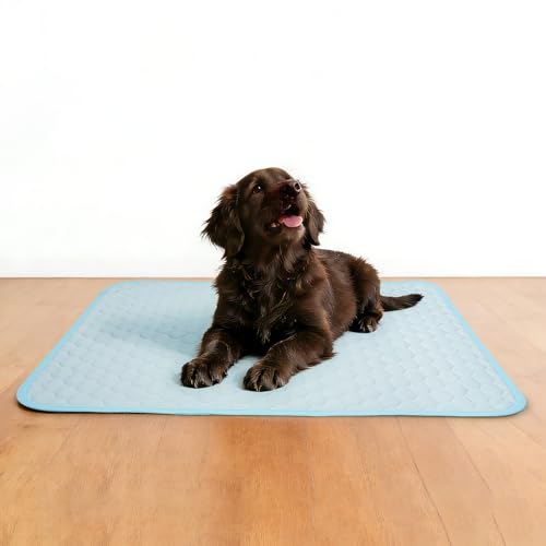 CHVOULTO Dog Cooling Mat: Anti-Slip & Washable Cooling Pad for Medium Dogs, Indoor & Outdoor Pet Cooling Blanket for Sofa,...
