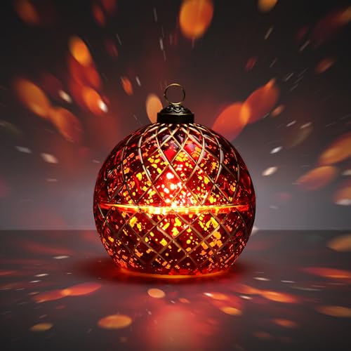 Birthday Glass Flameless LED Candles Wedding Decorative Light Birthday Gift for Her,Battery Operated Flickering Electric L...