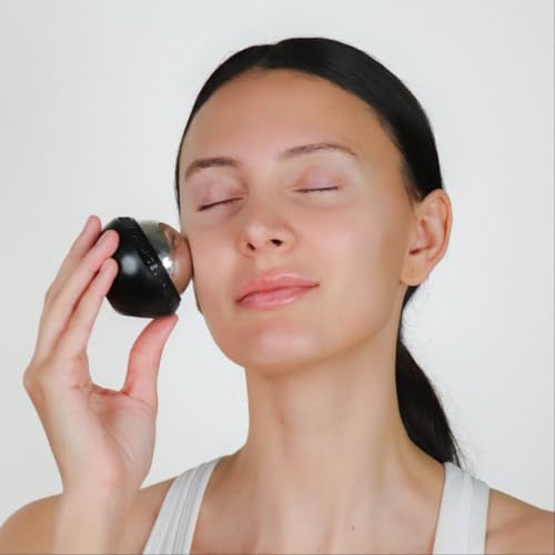 Nurse Jamie Super-Cryo Massaging Orb – Stainless Steel Roller for Face & Body – Long-Lasting Cooling & Warming Therapy for...
