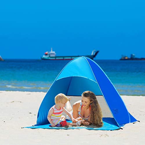 iCorer Automatic Pop Up Instant Portable Outdoors Quick Cabana Beach Tent Sun Shelter