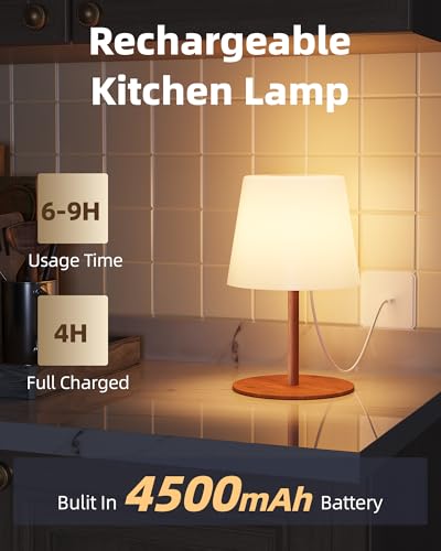 EZVALO Spa-Like Shower Lamp – Waterproof Bathroom Lamp with Remote, Rechargeable Cordless Mood Light, 3 Color Temps & 80 R...