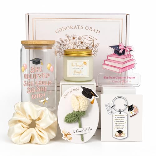 MHSMHL Graduation Gift for Her 2026, College High School Graduation Gifts, Class of 2026 Graduation Gift Box Set for Girls...