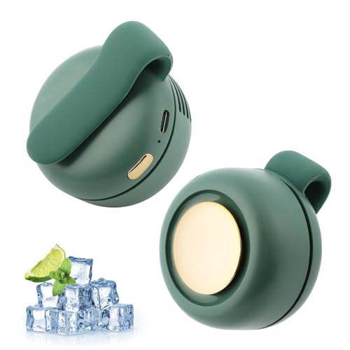enterlent Portable Silent Mini Bladeless Electric Fan,Mini Whirlwind Fan for Waist Clip Fan(3-Speed),Hands-Free Neck Fan s...