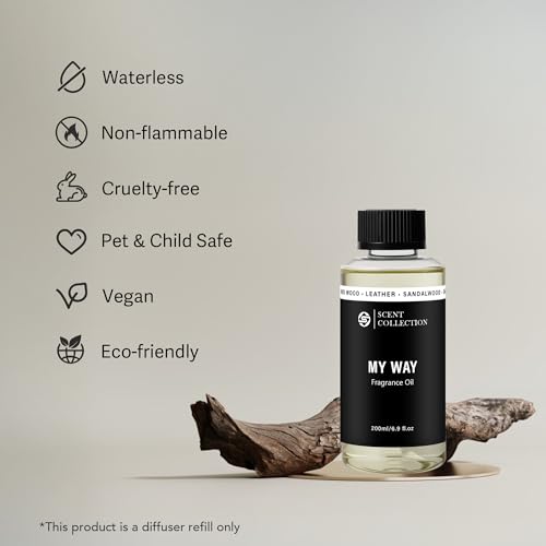 Luxury Hotel Scent My Way 200ml/6.76Fl oz Diffuser Oil Waterless Essential Aromatherapy for Cold Air & Car Diffusers – Lon...