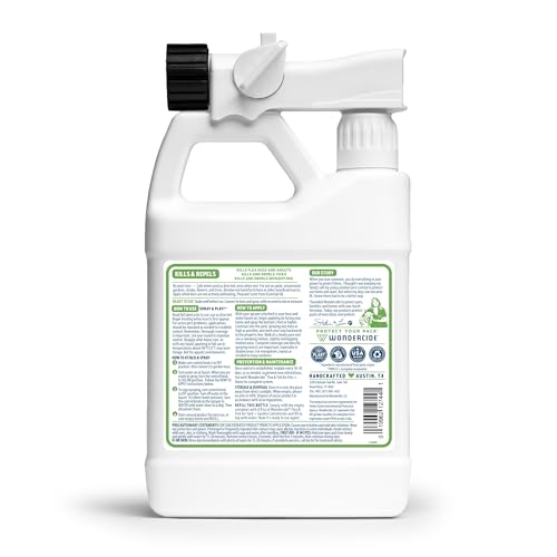 Wondercide - Ready to Use Flea, Tick, and Mosquito Yard Spray with Natural Essential Oils – Mosquito and Insect Killer, Tr...