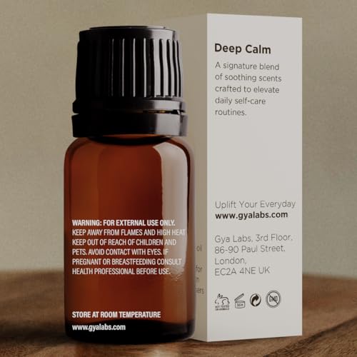 Gya Labs Deep Calm Essential Oil Blend for Relaxation & Emotional Balance - 0.34 fl oz - Calm Aromatherapy Oils for Diffus...