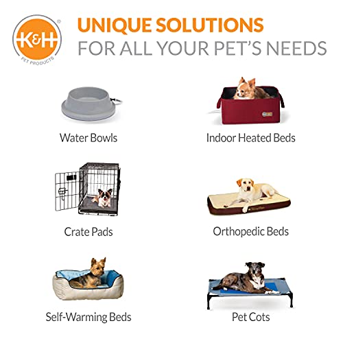 K&H Pet Products Coolin' Pet Pad Dog Mat, Portable Dog Cooling Mat for Travel or in Home, Perfect for Carriers, Crates, Ou...