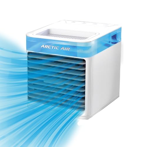 Arctic Air Pure Chill 2.0 Evaporative Air Cooler by Ontel - Powerful, Quiet, Lightweight and Portable Space Cooler with Hy...