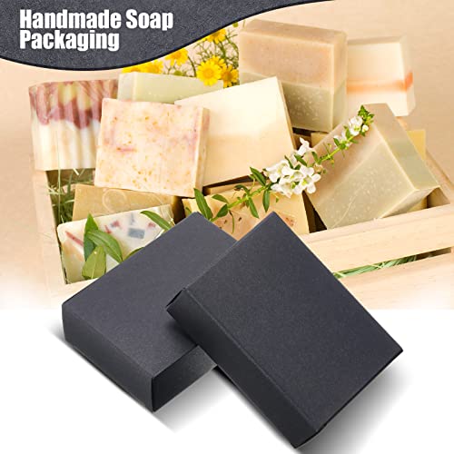 Gersoniel 100 Pcs Kraft Soap Boxes Packaging for Homemade Soap Making Supplies for Party Favor Treats Wrapping Packaging, ...