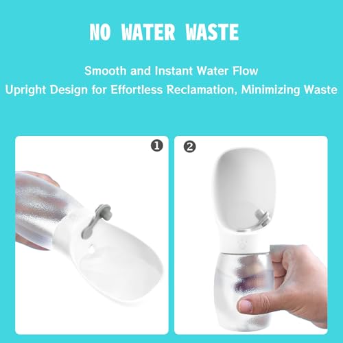 Kalimdor Dog Water Bottle,Leak Proof Portable Puppy Water Dispenser with Drinking Feeder, Dog Walking Accessories for Pets...