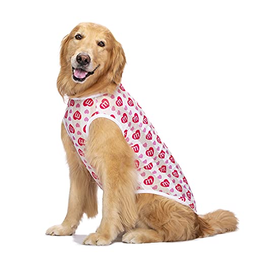 2 Pack Camo Dog Tshirts for Medium Large Dogs, Quick Dry Dog Cooling Vest Shirt T-Shirts Girl Boy,Breathable Stretchy Tank...