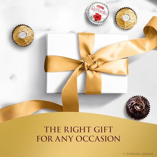 Ferrero Collection, Premium Assorted, Hazelnut, Dark Chocolate and Coconut, 48 Count Premium Treats, 6.1 oz