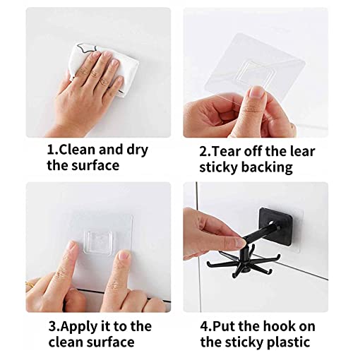 YeeBeny Water Bottle Brush Holder 360 Degrees Rotating Folding Hook Self-Adhesive 180 Degrees Vertical Flip Hook, Baby Bot...