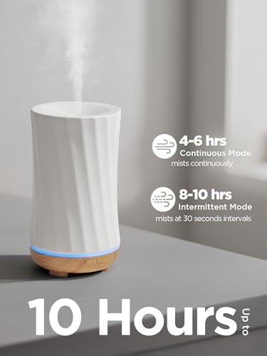 InnoGear 150ml Ceramic Oil Diffuser, Handcrafted Stone Essential Oil Diffuser Aromatherapy Diffusers Ultrasonic Cool Mist ...